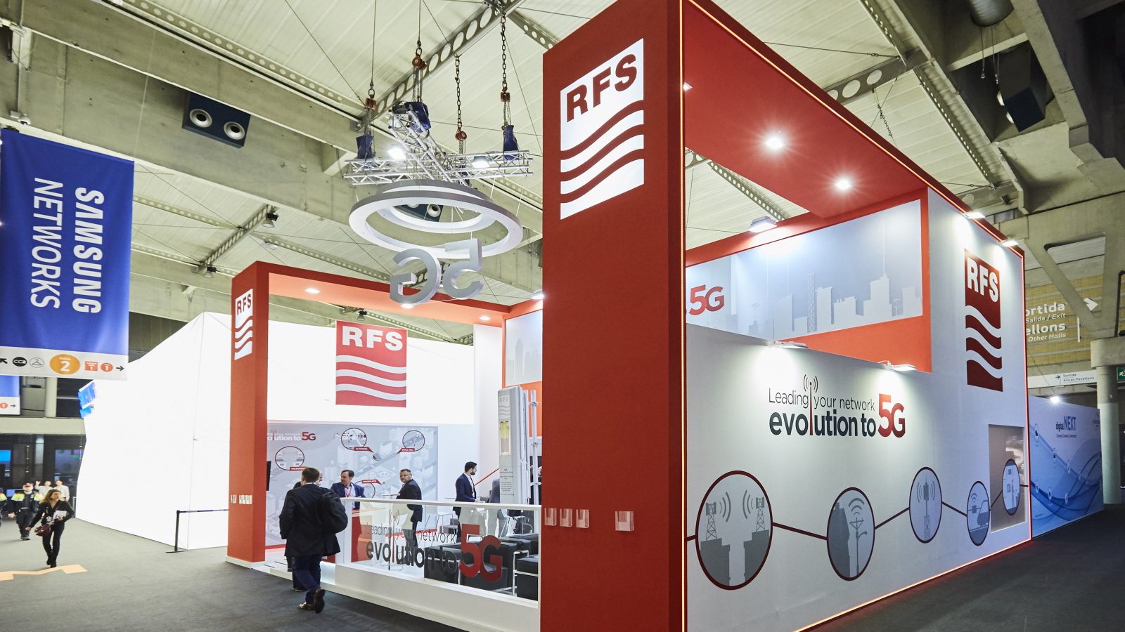 Exhibition stand at MWC 2018 in Barcelona - RFS