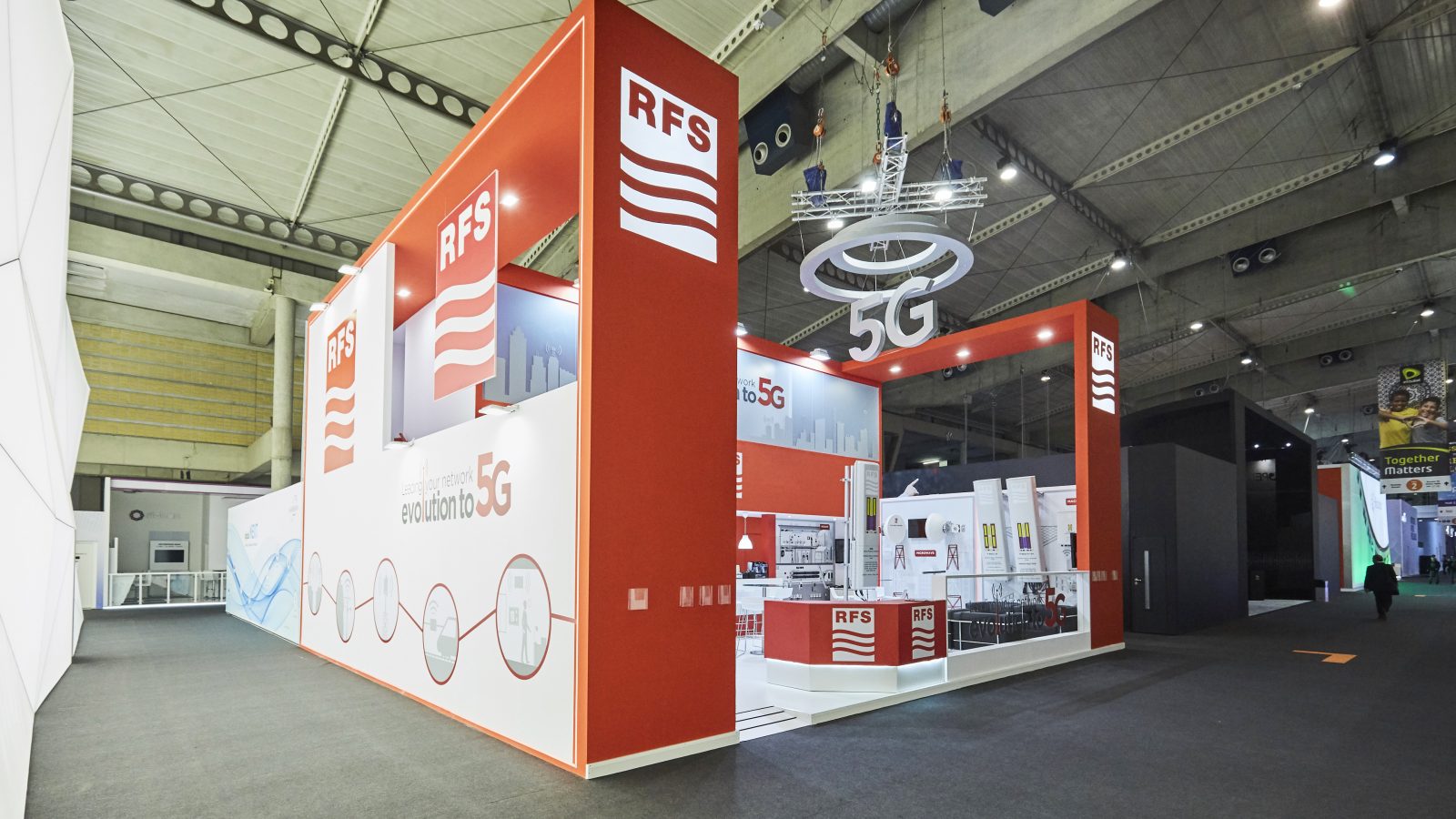 RFS booth at MWC 2019
