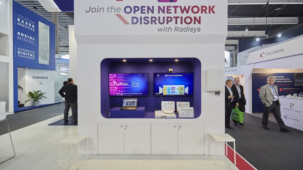 Radisys booth at MWC 2019 - demo area