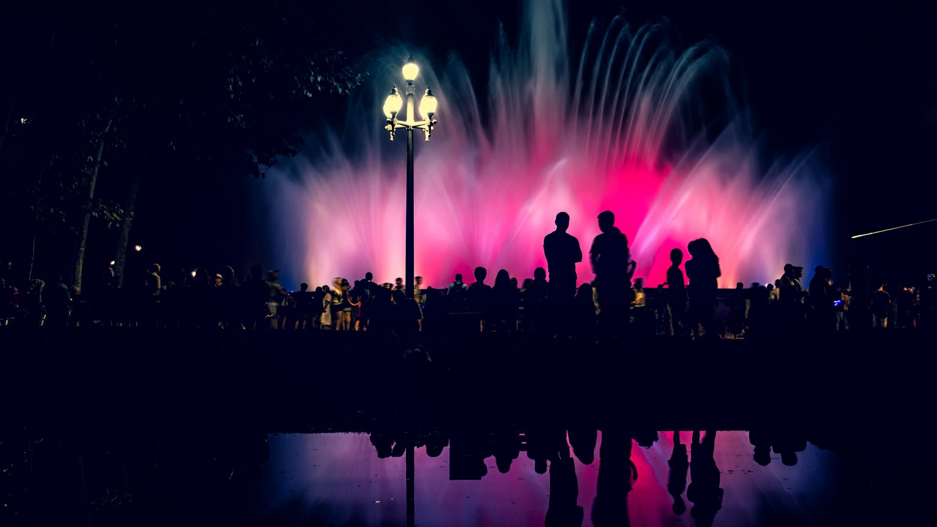 Magic Fountain show, Montjuic, Barcelona
